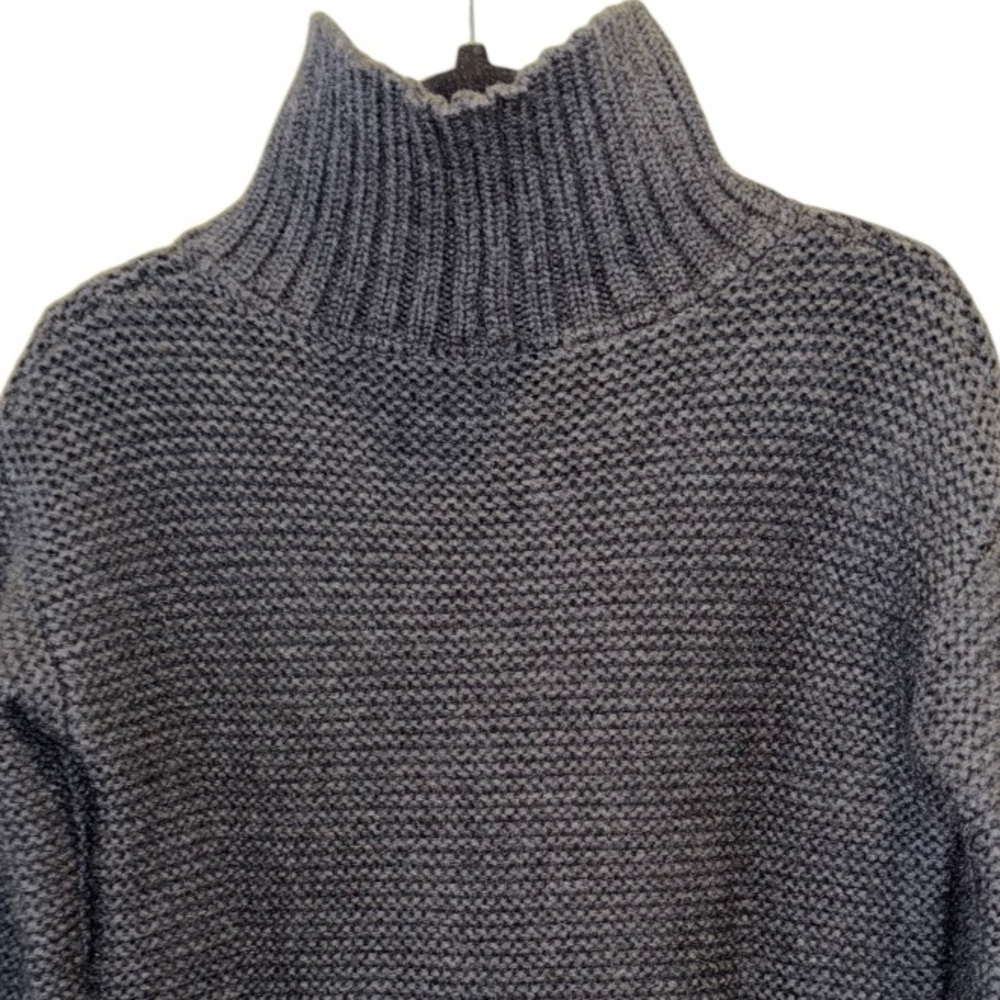 LULULEMON Karma Kurmasana Merino Wool Heather Black Sweater Size 4 - Picture 10 of 16